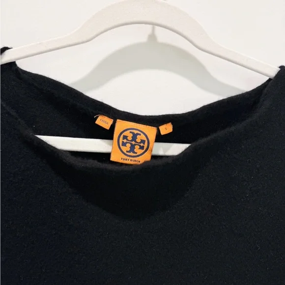 TORY BURCH Cashmere Short Sleeve Tunic Sweater - Picture 4 of 8